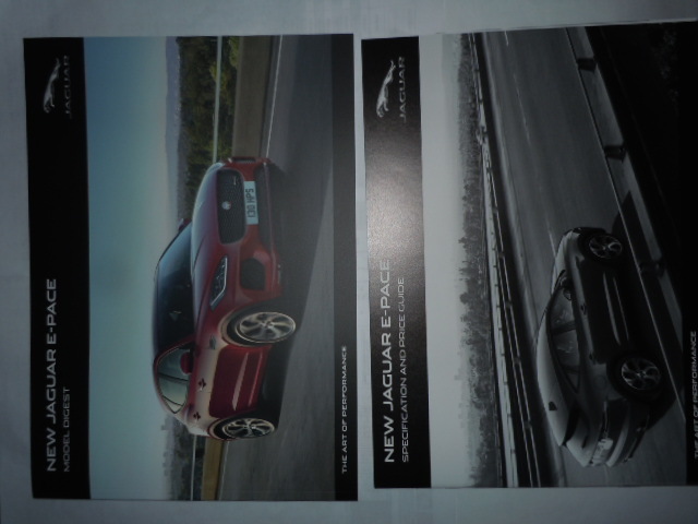  Jaguar new model E-PACE catalog 