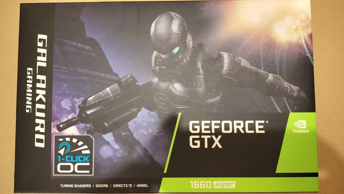 格安SALEスタート！ GeForce GG-GTX1660SP-E6GB/DF GALAKURO 玄人志向