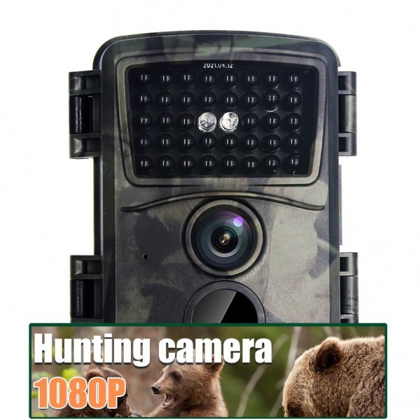 [送料無料] トレイルカメラ、屋外狩猟監視カメラ12mp 1080p,HD,防水,野生動物、動態検知、赤外線暗視,暗闇でも自動録画！cs_ハンティング、トレイルカメラ 