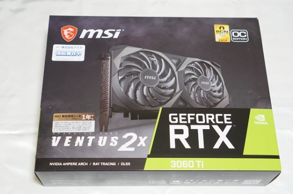 ジャンク品】MSI GeForce RTX 3070 VENTUS 2X OC-