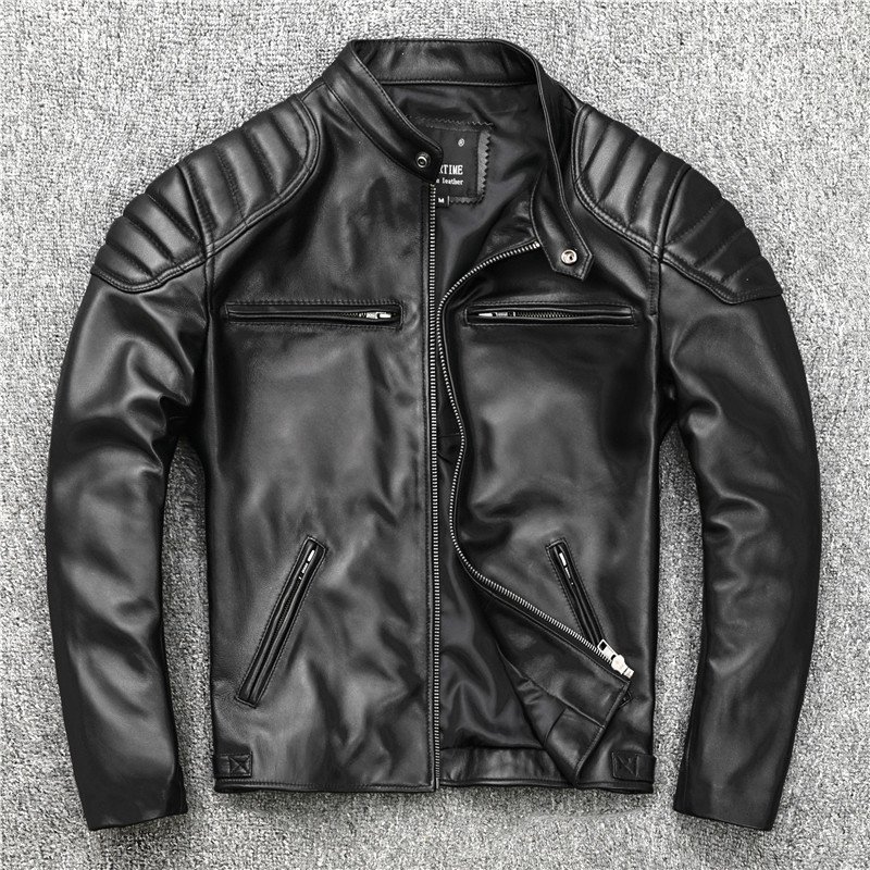 革ジャン レザージャケット メンズ 本革 バイク ライダース 牛革 シングル ショート スリムタイプ 細身 ジャケット ミザーコート XL