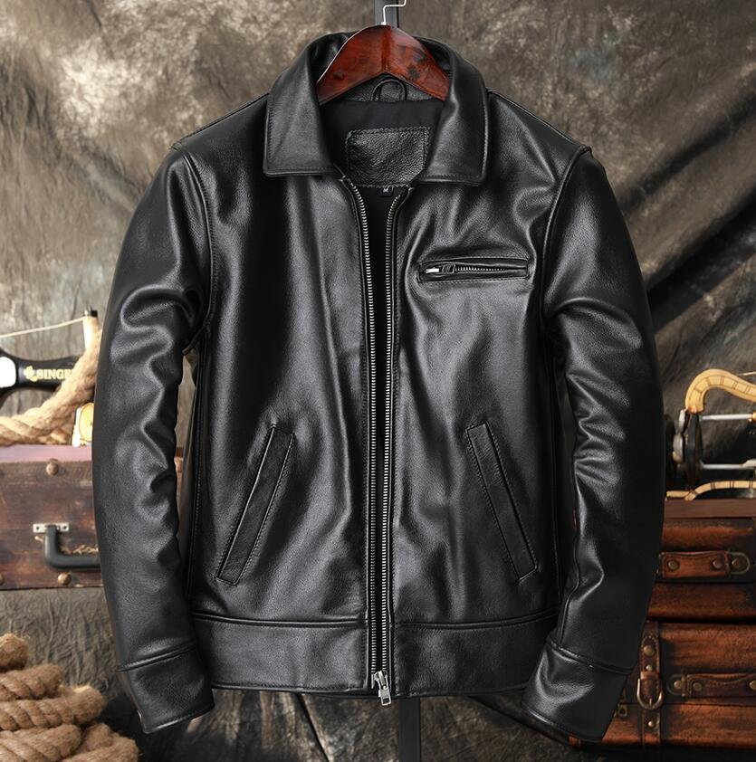 リアル ライダース 本革 牛革 レザージャケット 革ジャン メンズ 美品