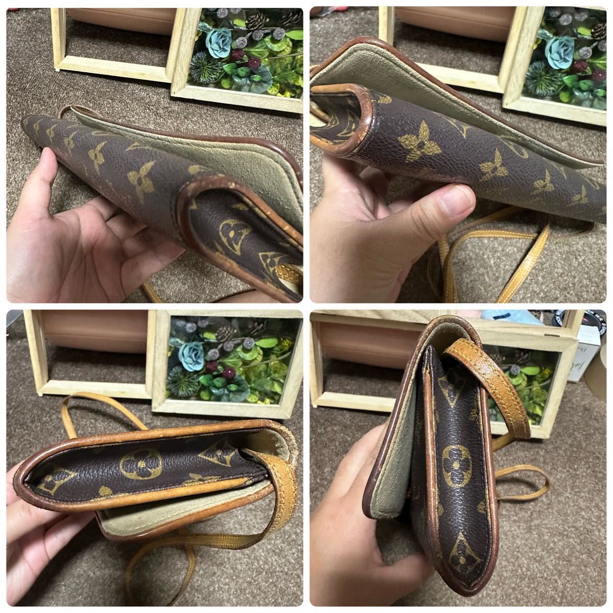 LOUIS VUITTON M51852 モノグラム ポシェットツインGM ショルダー