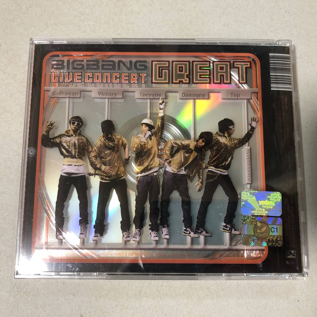 BIGBANG ビッグバン Live Concert Vol.2 CD G-DRAGON TOP SOL D-LITE V.I 韓国 アイドル ポップス bgb734_画像3