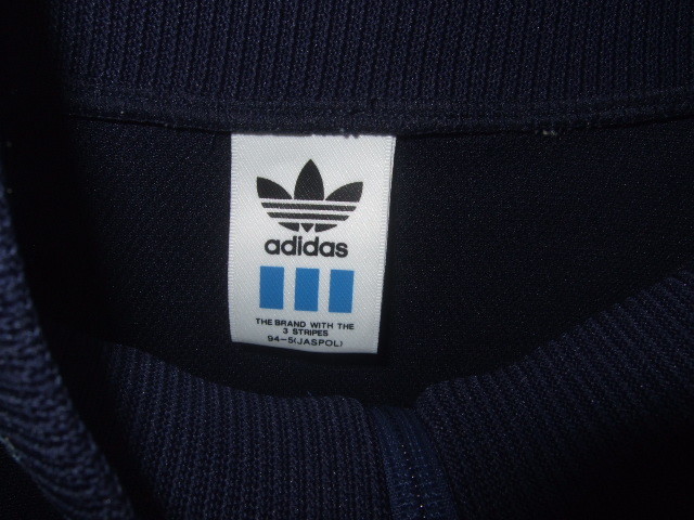  Adidas /adidas Logo блузон / джемпер / L размер джерси ATS-803 Descente спортивная куртка темно-синий мужской 