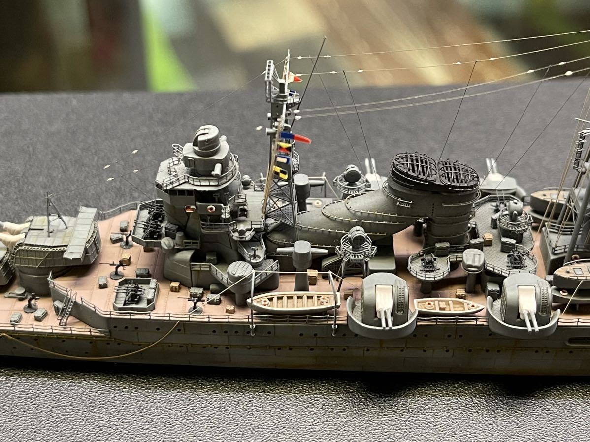 日本海軍 軽巡洋艦　熊野　1/700 完成品