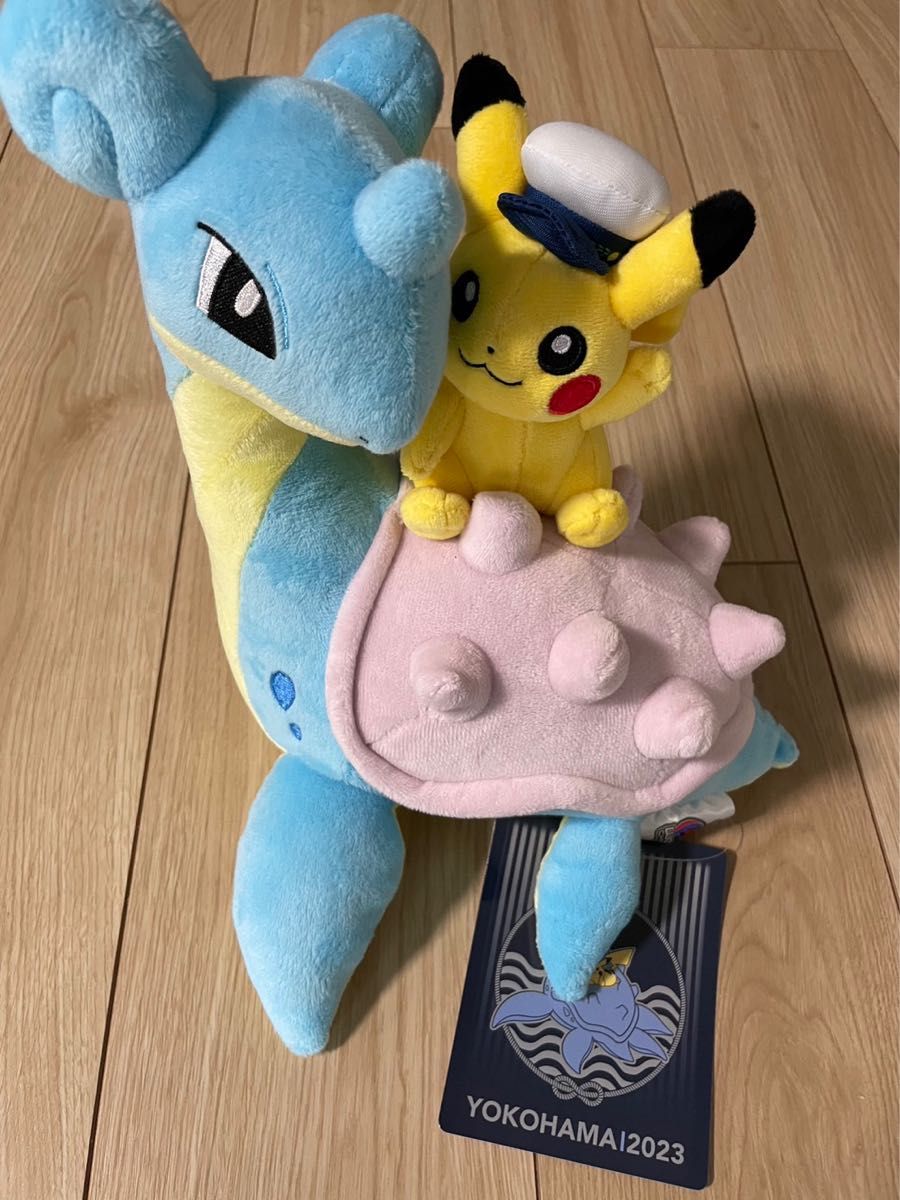 ぬいぐるみ ポケモン ポケモンセンター WCS 横浜 ピカチュウ ラプラス