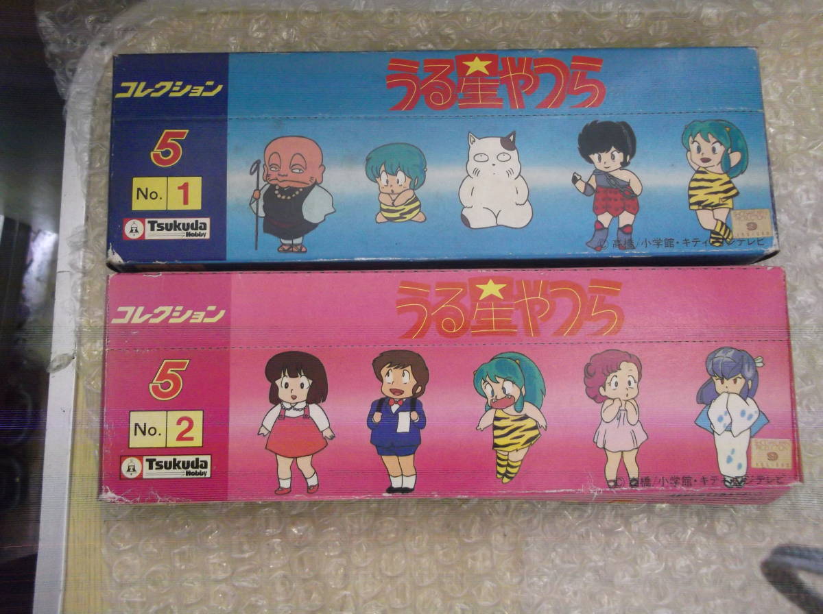  Urusei Yatsura tsukda hobby collection 5 mini figure 5 body set 2 kind set together present condition delivery goods 