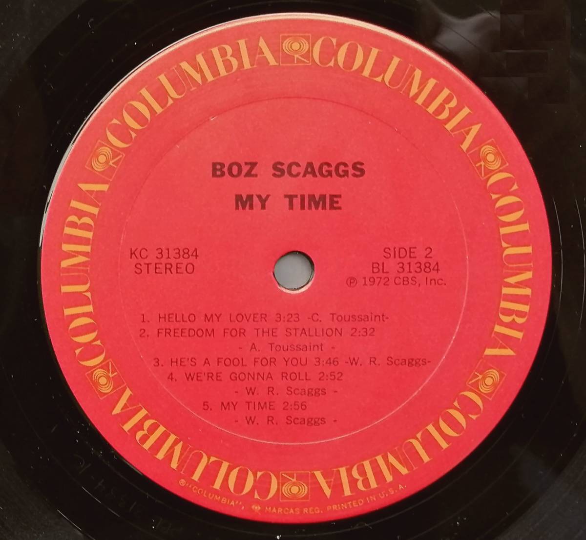 USオリジナル盤◆BOZ SCAGGS_My Time / マイ・タイム◆ボズ・スキャッグス 72年Columbiaでの2作め [Dinah Flo]_画像5