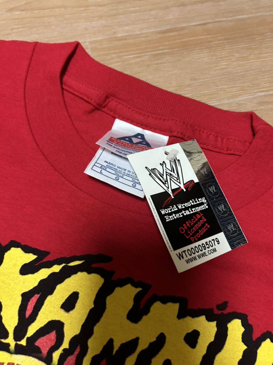 レア 00s WWE ハルクホーガン フォト Tシャツ HULKAMANIA L_画像5