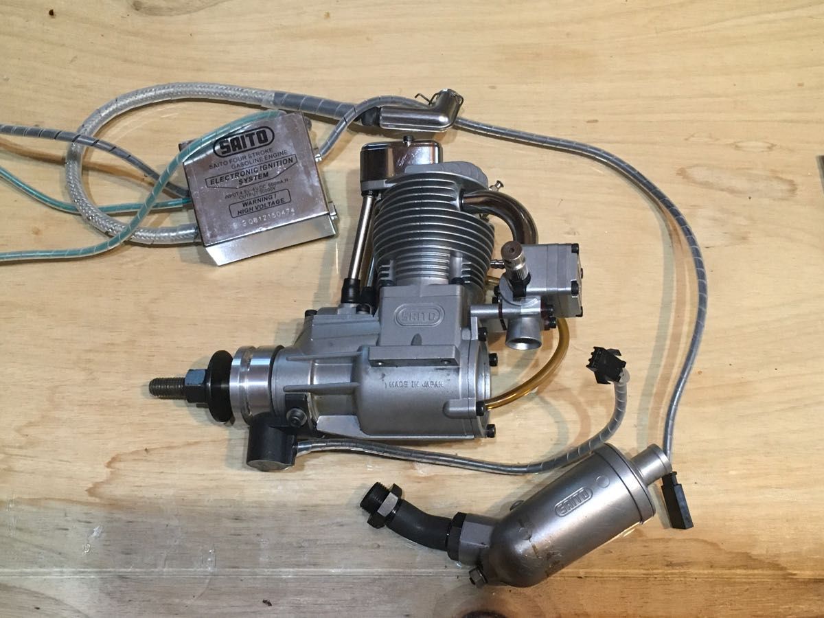 SAITO FG-20 gasoline Four-Stroke ENGINE  4サイクルエンジン 斉藤