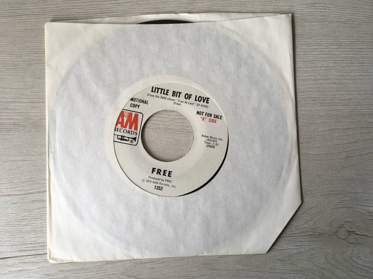 FREE LITTLE BIT OF LOVE US盤　PROMO COPY