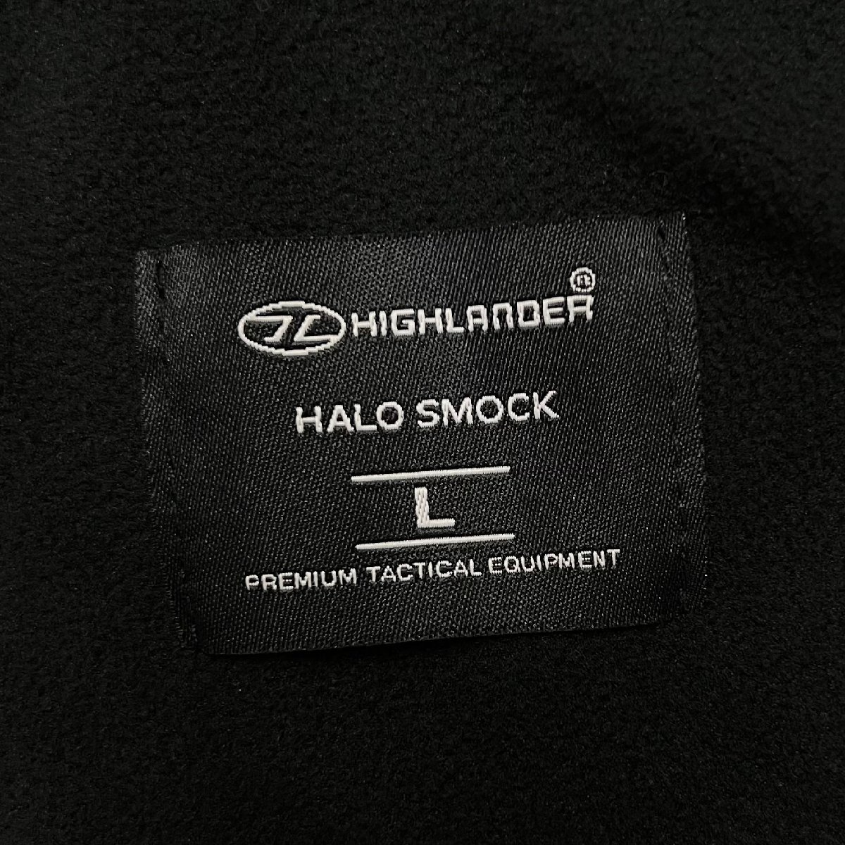 HIGHLANDER Highlander [HALO SMOCK] military England army PCS thermal smock nylon lining fleece stop water Zip L black / black 