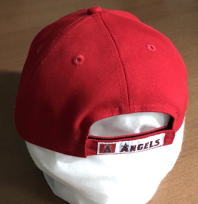 大谷 翔平 NEWERA サイン 刺繍 CAP 限定 キャップ コラボ LA ANGELES ニューエラ 赤 MLB プロ 野球 好きに も Shohei Ohtani_画像3