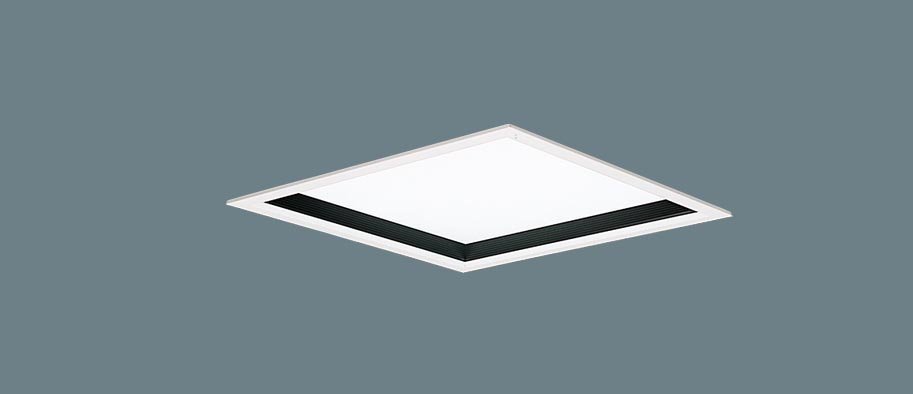 パナソニック　天井埋込型　LED（電球色）一体型LEDベースライト　乳白パネル深枠（黒）スクエアタイプ／パネル付型　XL574PHTJ LA9　9_画像1