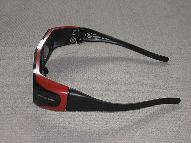ジャンク品 Panasonic パナソニック 3D メガネ グラス TYーEW3D2Sの画像4