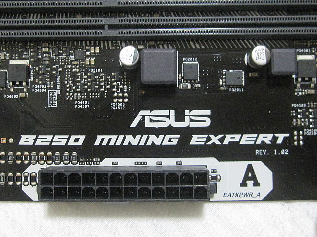 Bios最新 ASUS B250 MINING EXPERT DDR4 USB3.1 SATA6Gb/s マイニングマザーボード 42000824TAN_画像3