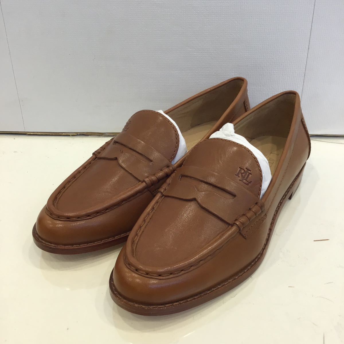 超高品質で人気の 【LANREN 2308oki レザー ブラウン 5.5B ローファー ローレンラルフローレン】WYNNIE LAUREN RALPH 22.5cm 超高品質で人気の 【LANREN 2308oki レザー ブラウン 5.5B ローファー ローレンラルフローレン】WYNNIE LAUREN RALPH 22.5cm