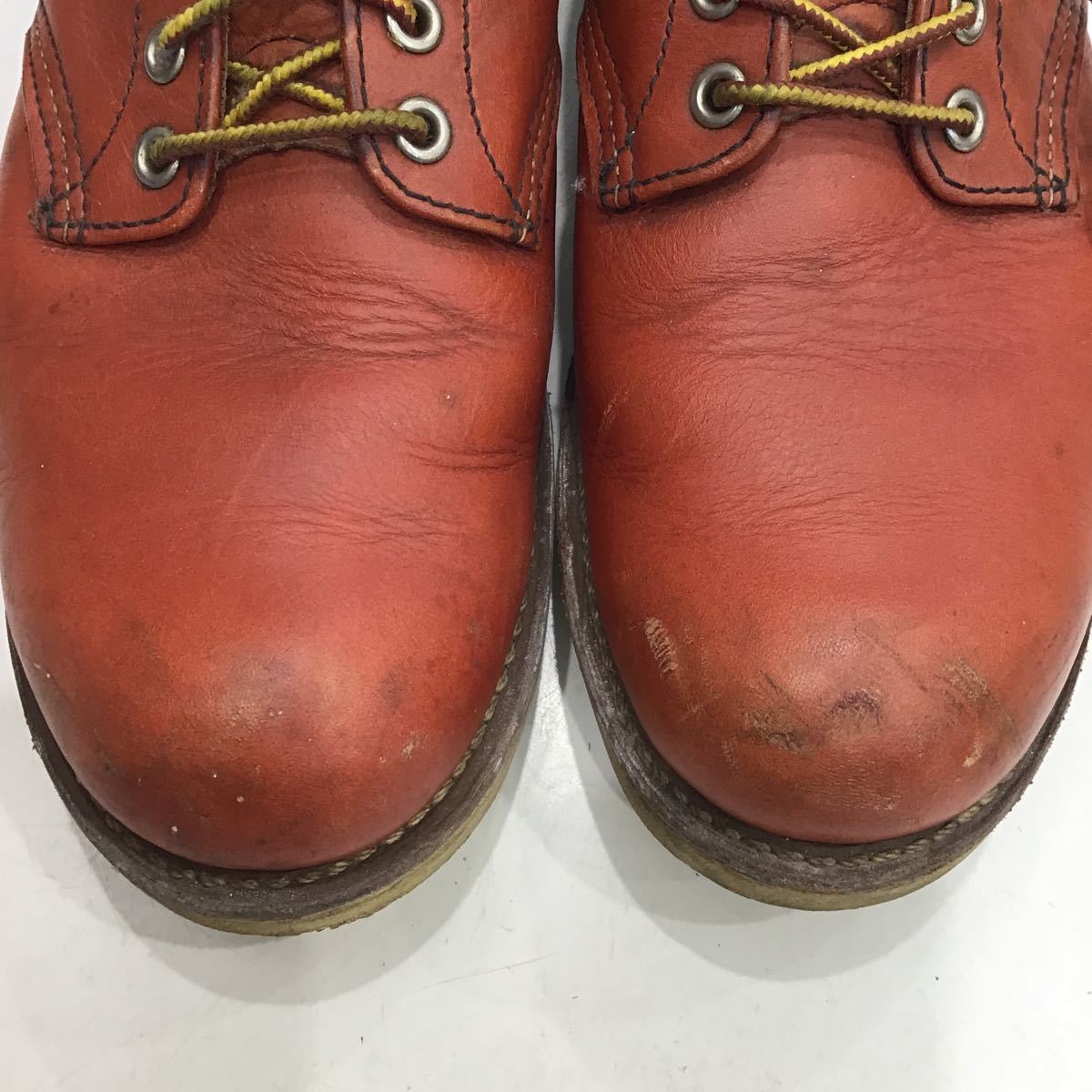 【RED WING レッドウイング】8166 6 CLASSIC ROUND 6インチ クラシックラウンド US9 ブラウン レザー 2308oki_画像9