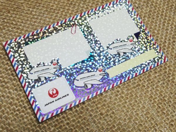 JAL メッセージ 子供向け ミニシール ステッカー_画像2