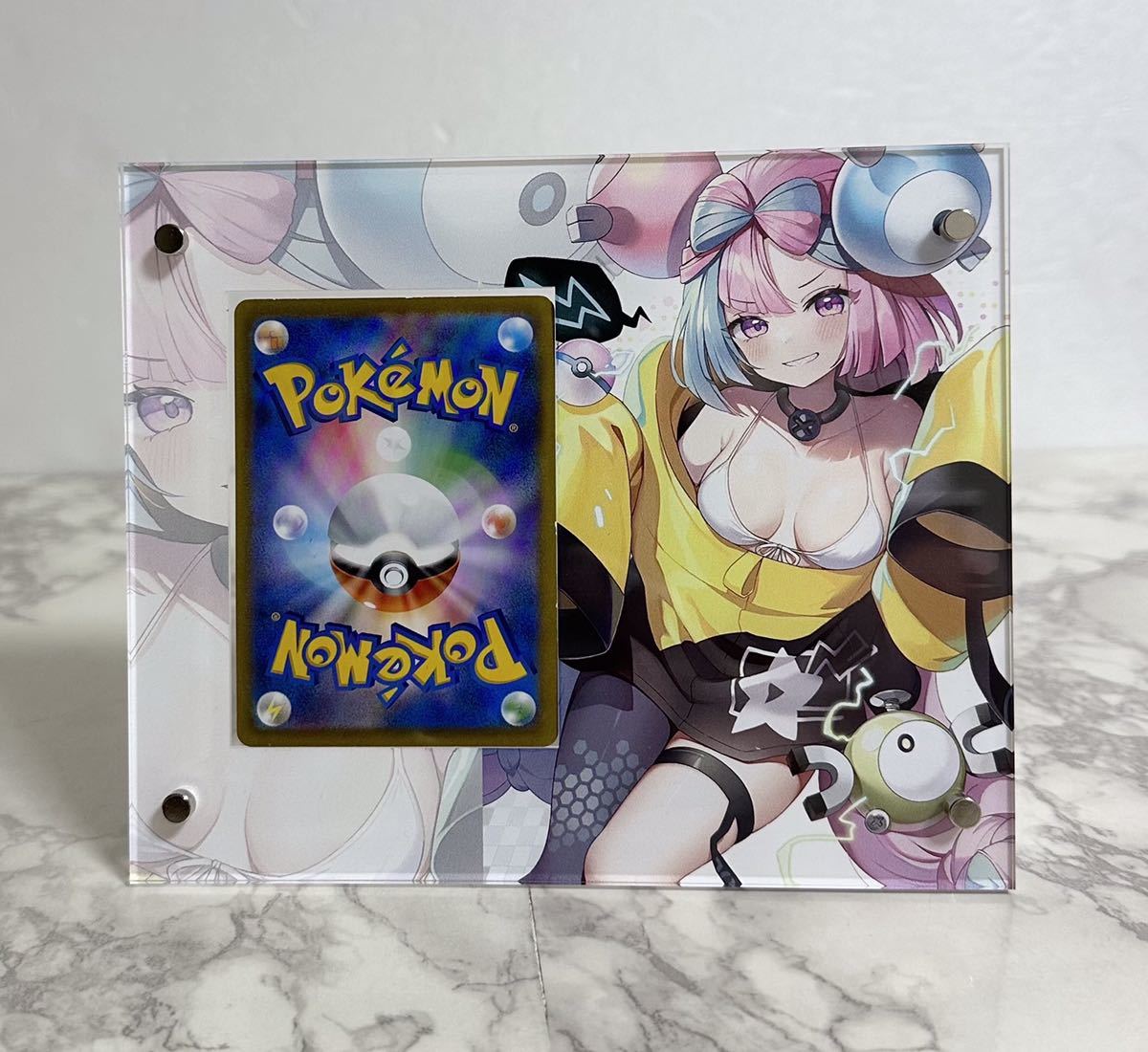 高品質 3点セット ポケモン ナンジャモ プレイマット&アクリル 高品質 3点セット ポケモン ナンジャモ プレイマット&アクリル