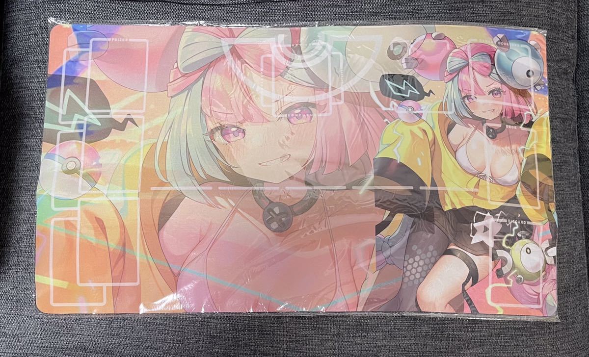高品質 3点セット ポケモン ナンジャモ プレイマット&アクリル 高品質 3点セット ポケモン ナンジャモ プレイマット&アクリル