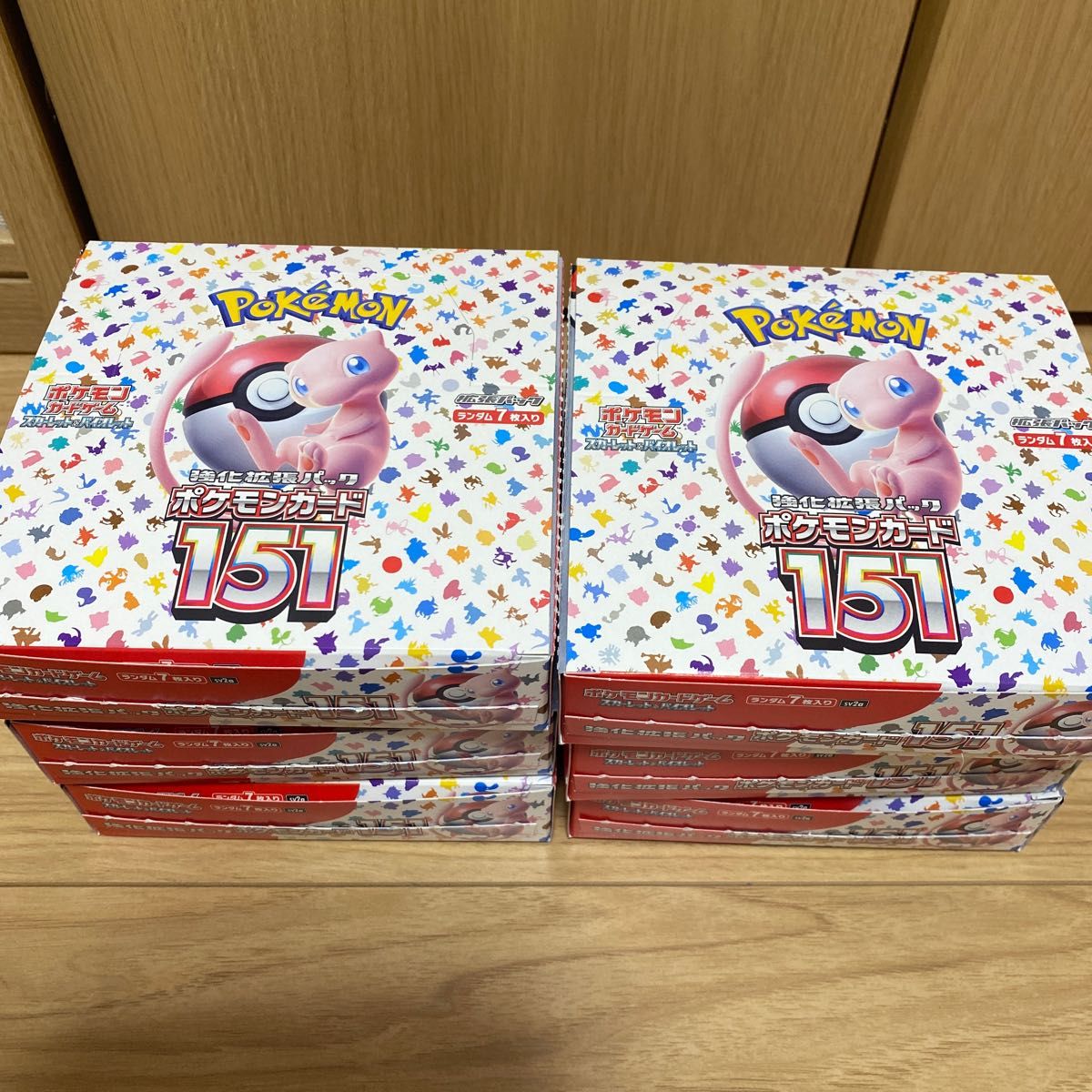 151 空箱 ぺりぺりなし ポケモンカード 6箱|Yahoo!フリマ(旧PayPay