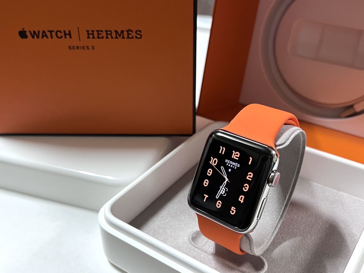 美品 バッテリー97% Apple Watch HERMES Series 3 42mm アップル