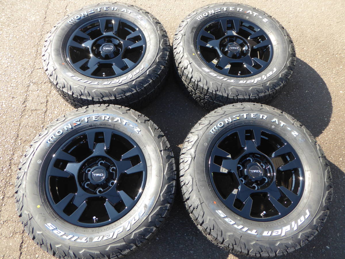 トヨタ　TRD　純正　ブラック　プラド　ハイラックス　FJクルーザー　サーフ　輸出用　17×7.5J＋15　6/139.7　希少_画像7