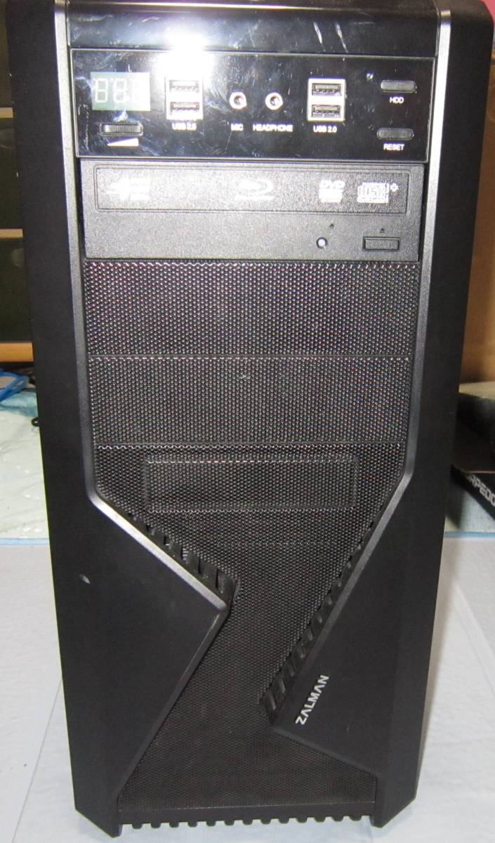 自作PC インテルCore i7搭載ベアボーン状態動作確認済み・現状渡し