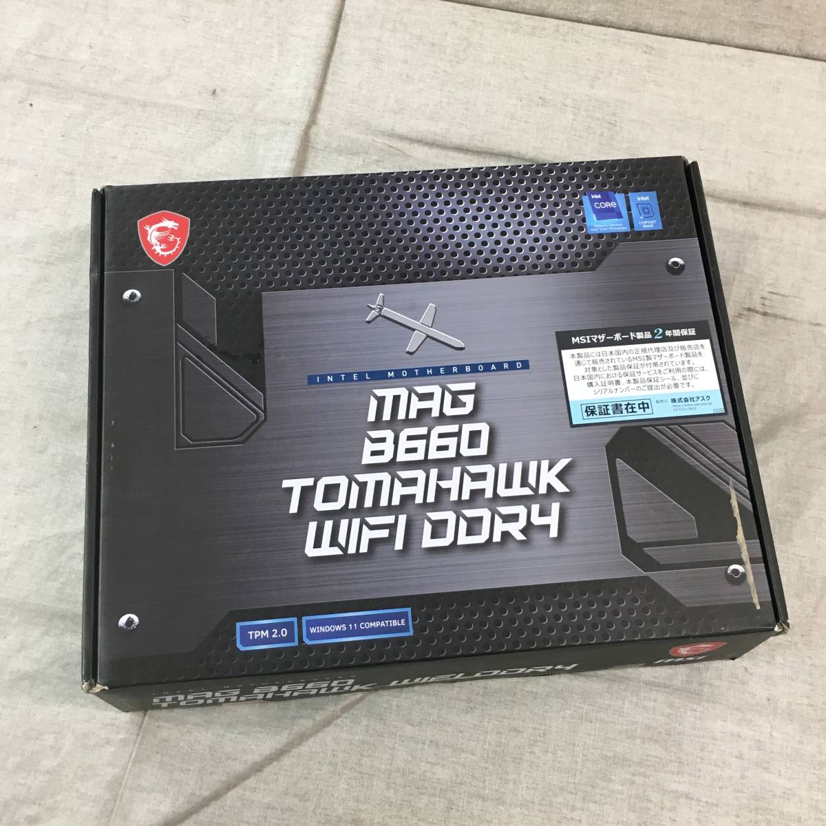 現状品MSI MAG B660 TOMAHAWK WIFI DDR4 マザーボードATX [Intel B660