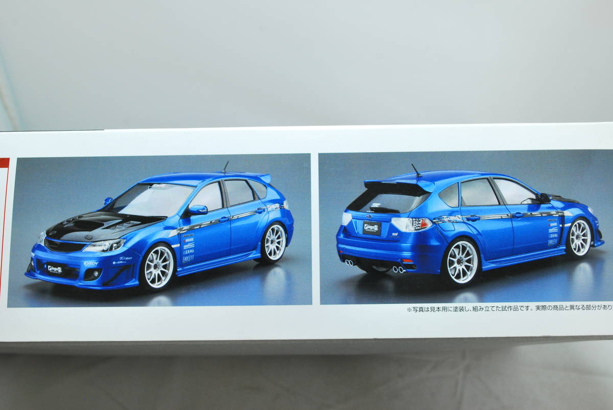 ■　希少！未開封　アオシマ　1/24　ings （イングス）　スバル　インプレッサ WRX STI　GRB　’07　ハッチバック　■_画像4