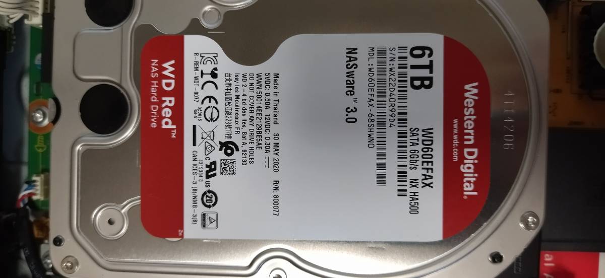 Panasonic DIGA DMR-BWT630◆1TB → 6TB HDD【WesternDigital:WD60EFAX】換装　2番組同時録画♪・取説・純正リモコン・他ケーブル等付属_画像2