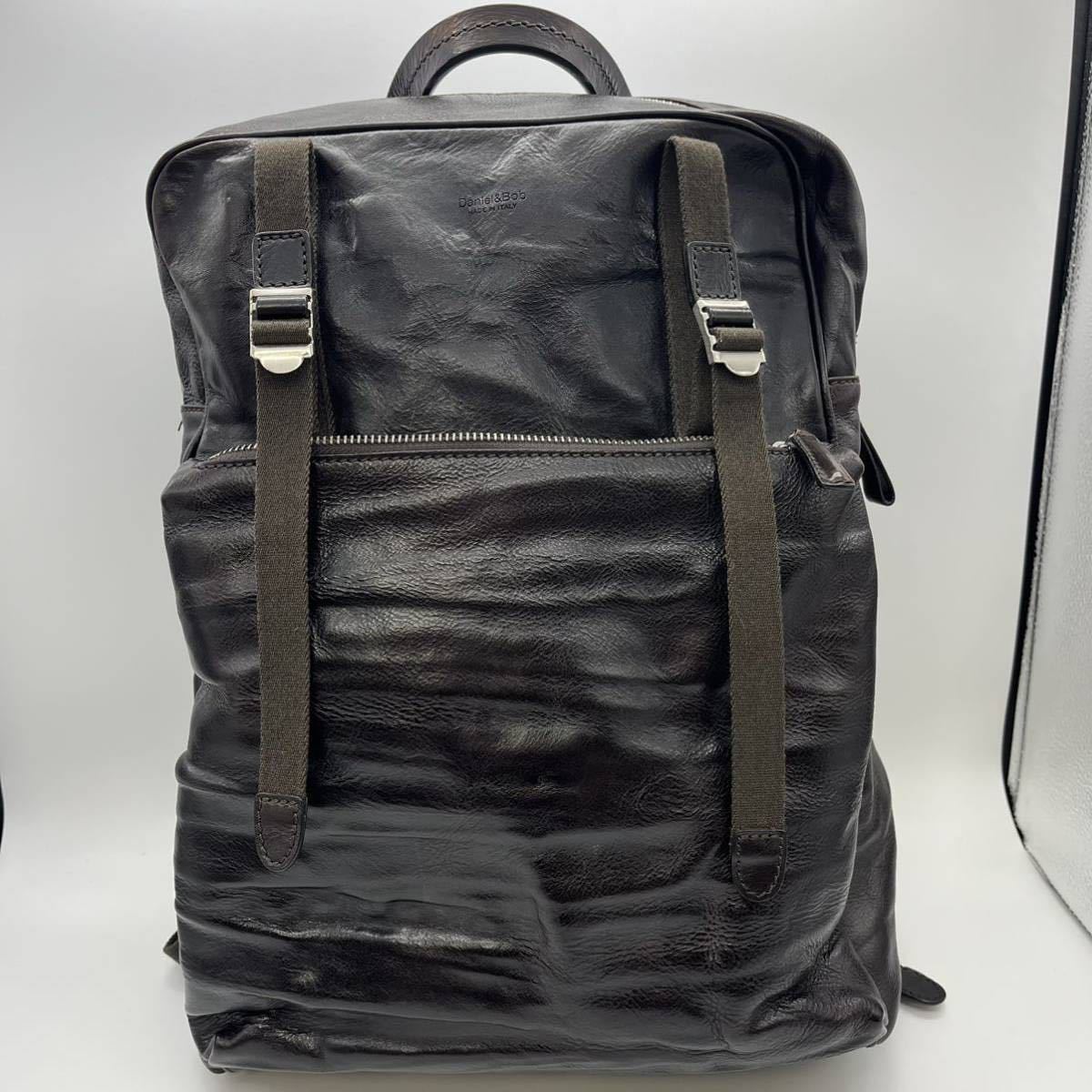 美品 Daniel&Bob ダニエル&ボブ ローディ RODI 本革レザー リュック