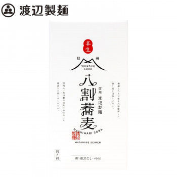  Watanabe made noodle Shinshu raw . break up soba box 4 portion 17 piece 6549