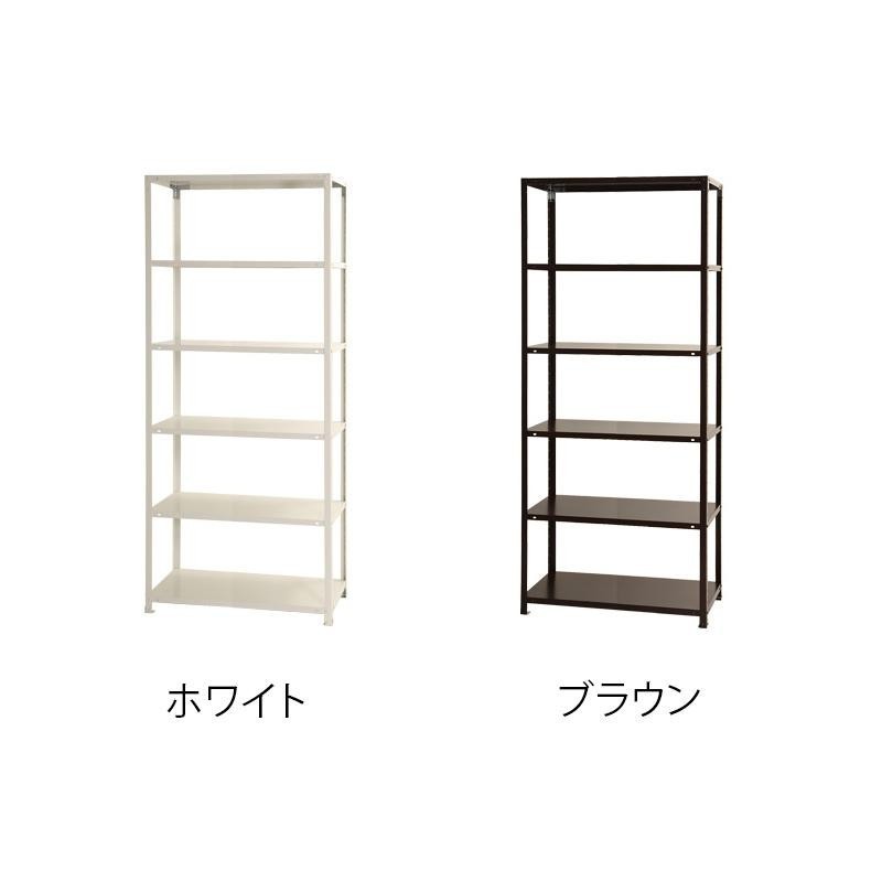 スマートラック NSTR-767 間口900×奥行450×高さ2100mm 6段 ホワイト スマートラック NSTR-767 間口900×奥行450×高さ2100mm 6段 ホワイト