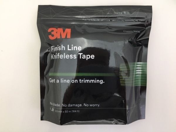 【Ｎ－ＳＴＹＬＥ】スリーエム 3M 正規品 フィニッシュライン ナイフレステープ 3.5mm×50m ラッピング施工時の必需品 糸で切るテープ_画像2