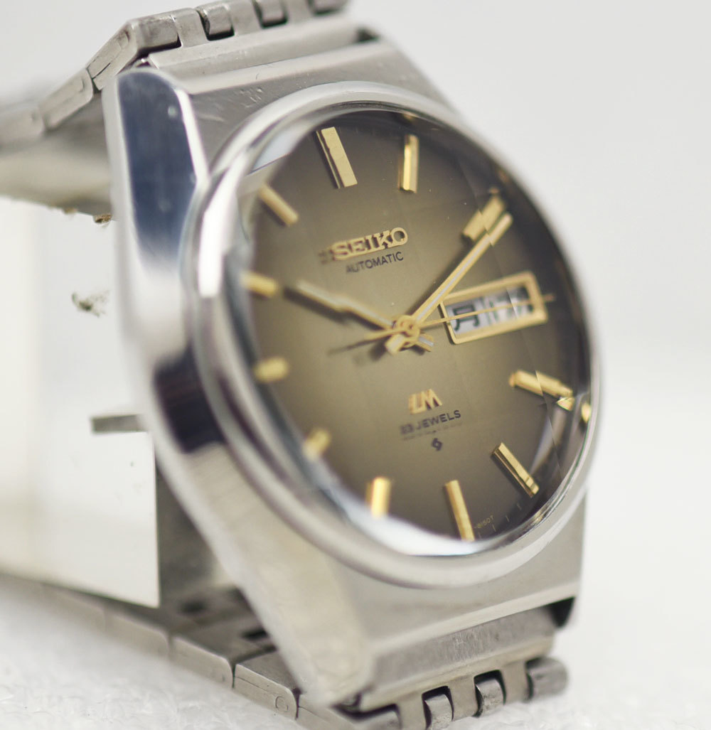 1975年 セイコー ロードマチック 9面カットガラス 23石 5606-8110 自動巻 腕時計 ヴィンテージ アンティーク_画像3