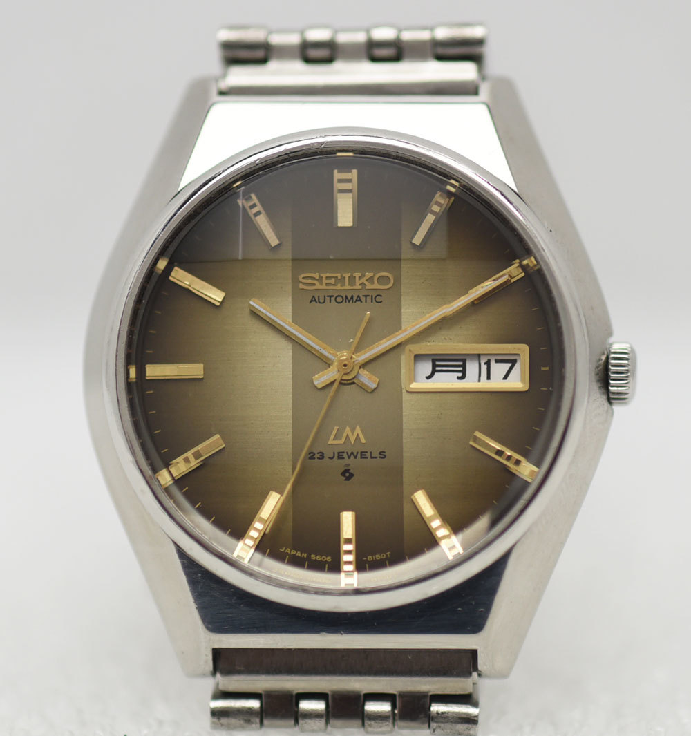 1975年 セイコー ロードマチック 9面カットガラス 23石 5606-8110 自動巻 腕時計 ヴィンテージ アンティーク_画像1