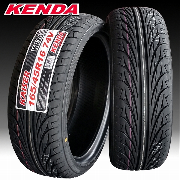 ■ ステルスレーシング K36 ■ 改造軽四用16in　前後異幅6.0J/6.5J　人気のスーパーディープリム!!　KENDA KR20 165/45R16 タイヤ付4本セッ_画像4