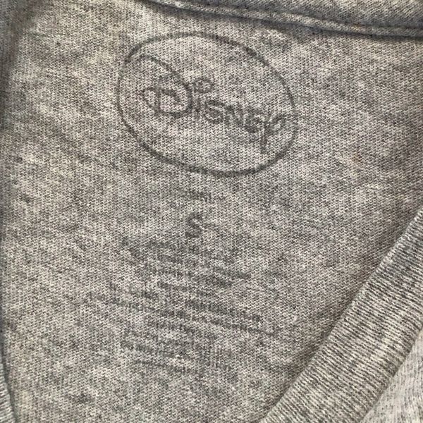 USA古着 Disney ディズニー ステッチ ビッグプリント 半袖 tシャツ メンズ S ユニセックス レディース可能 グレー_画像6