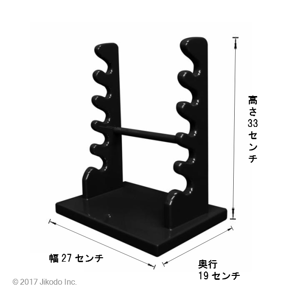 【寺院仏具】朱塗り　倍置き　5本の倍が設置できます　安心の国内自社工場製作品　(受注生産品)(商品番号10107s)_画像10