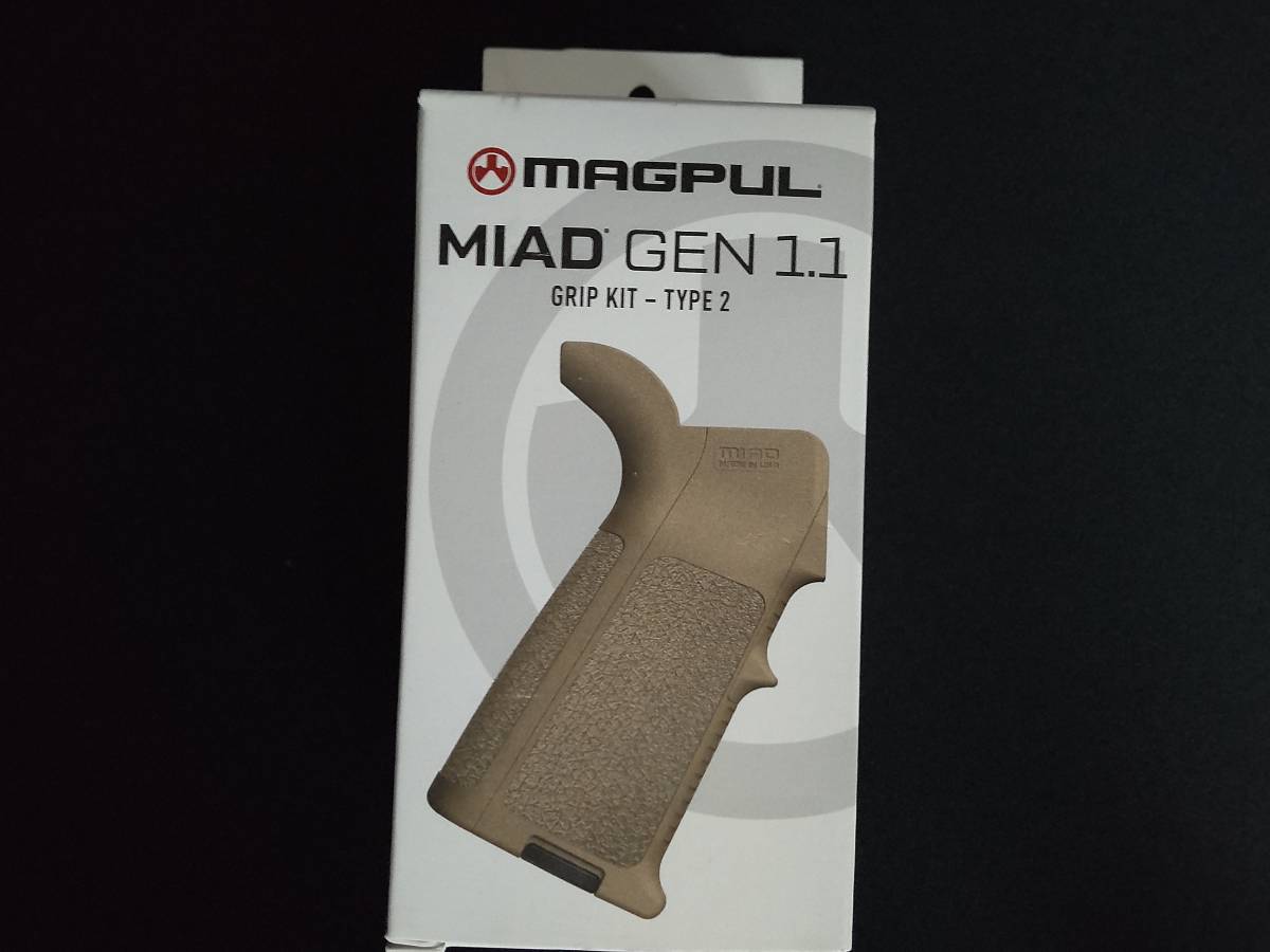 実物 magpul マグプル グリップ MIAD GEN1.1　TYPE2　FDE　新品_画像1