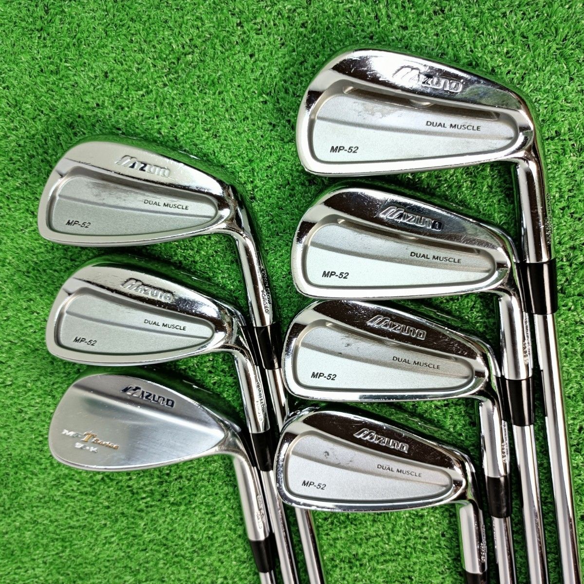 MIZUNO ミズノ DUAL MUSCLE MP-52 ＆ MP Tseries GRAIN FLOW FORGED 7