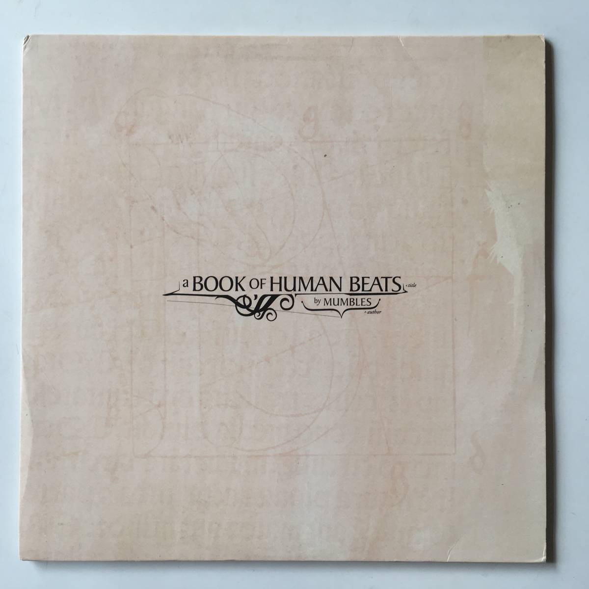 2382●Mumbles - A Book Of Human Beats/SICLP098/Instrumental Abstract/Chanshine Nabangxang, Louis Yakich/12inch 2LP アナログ盤_画像1