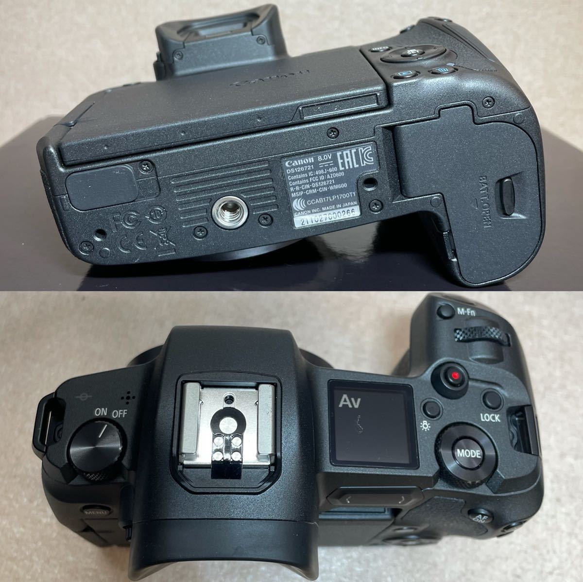 F7）動作品 キヤノン Canon EOS R ボデイ （12）_画像5