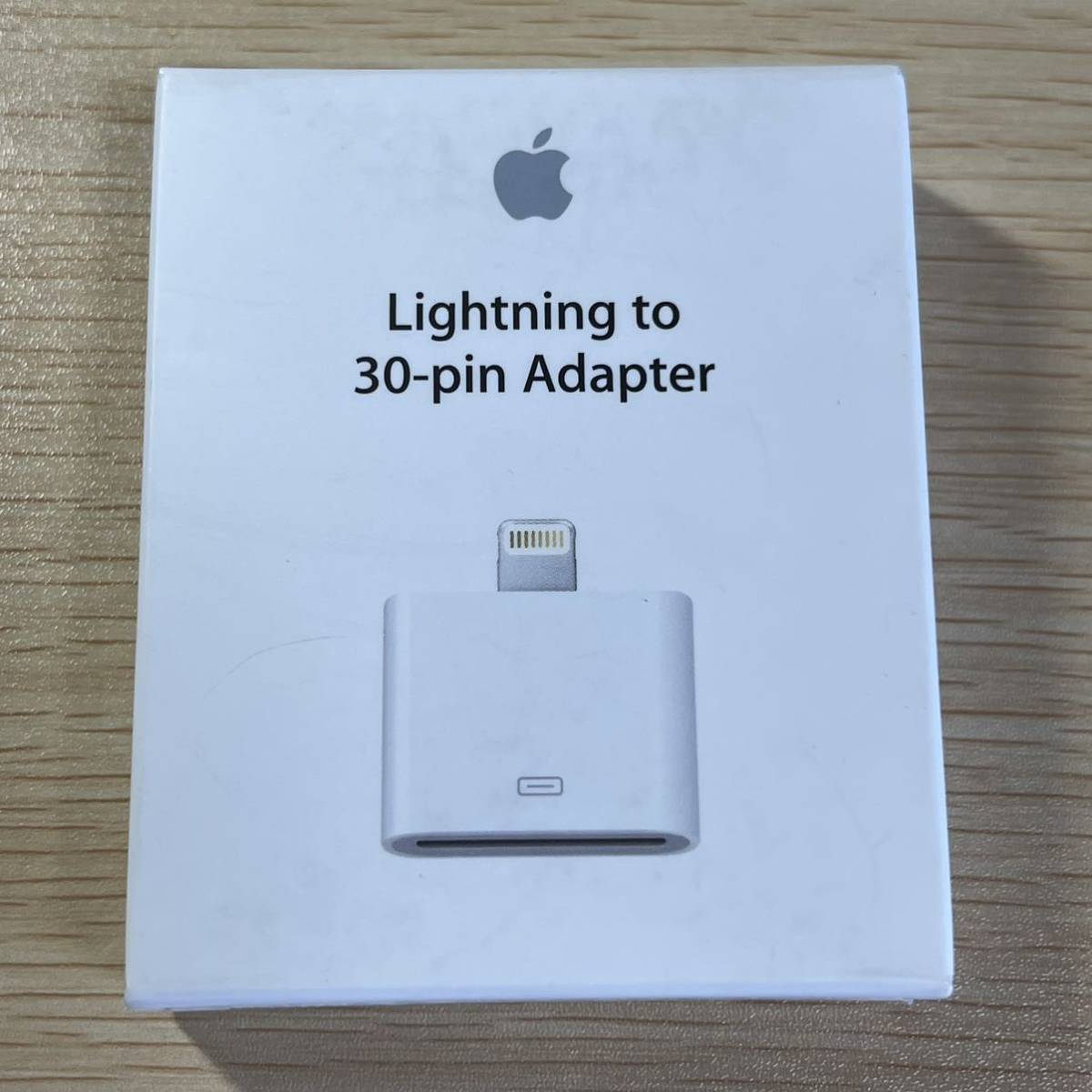 新品未開封Apple純正品Dock Lightning変換コネクタMD823ZM/A変換コネクターAdapter USB iPod nano mini classic iPhone4s iPad Pro Air 3Gs_画像1