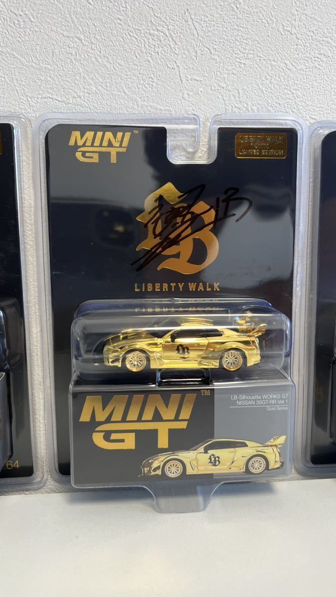 mini gt 1/64 ミニgt Liberty Walk リバーティーワークLBWK GT-R 3台 