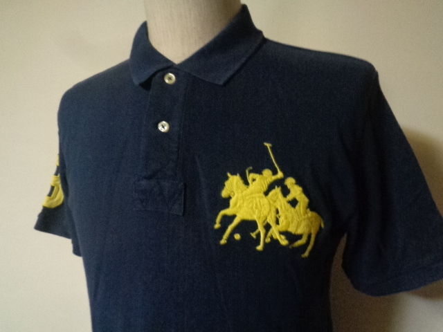 POLO BY RALPH LAUREN Polo Ralph Lauren Bick po колено олень. . номер рубашка-поло с коротким рукавом темно-синий 