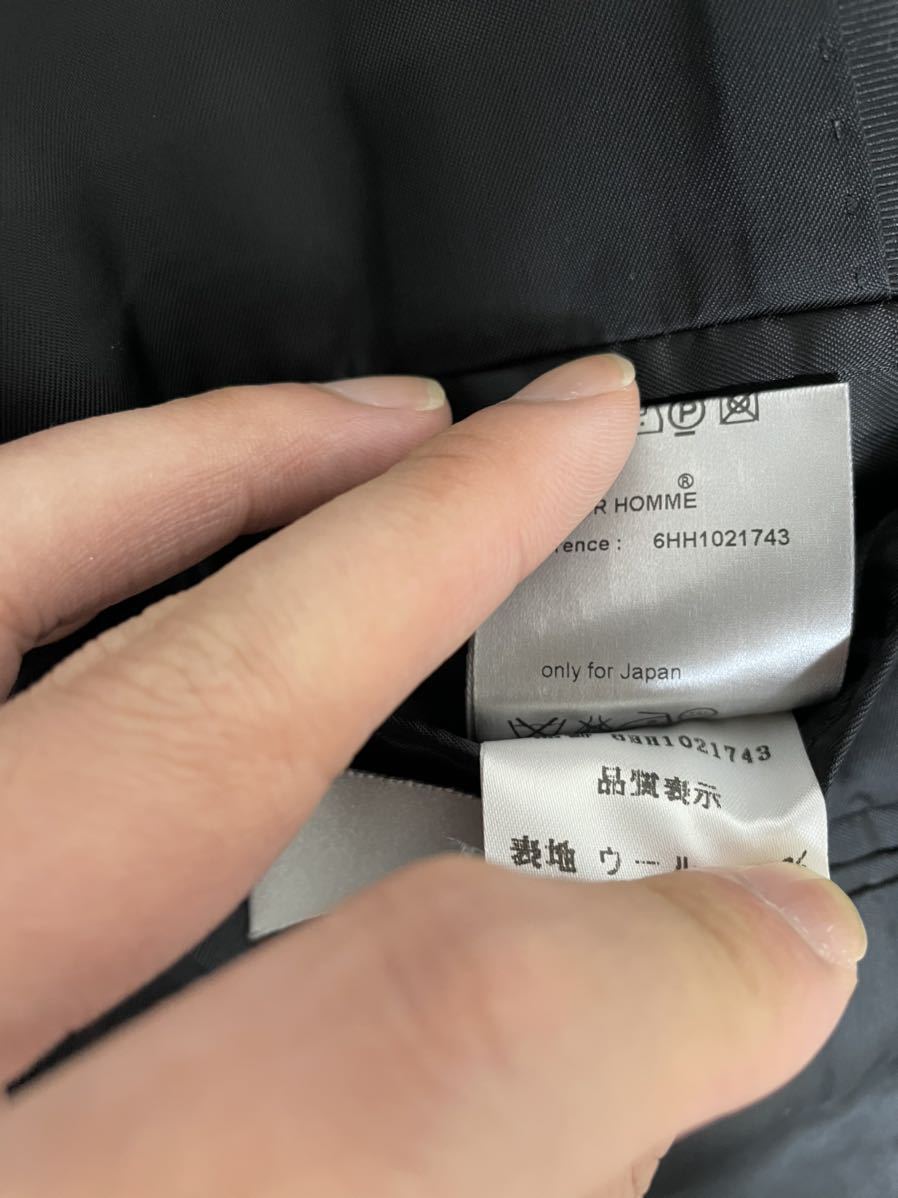 06aw顧客限定完売品】ディオールオム Diorhomme サテンパイピング